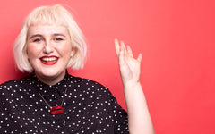 Tatty Devine - Lipstick Kiss Necklace Mirror Red