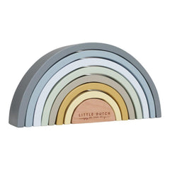 The Little Dutch - Rainbow Wooden Stacker Blue