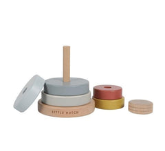 The Little Dutch - Rainbow Wooden Stacking Ring