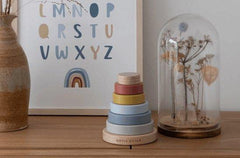 The Little Dutch - Rainbow Wooden Stacking Ring