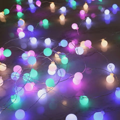 Plug In LED Sherbet Multi-Coloured 7m String Lights