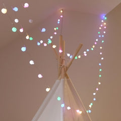 Plug In LED Sherbet Multi-Coloured 7m String Lights