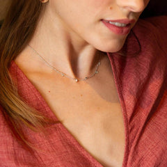 Matthew Calvin Silver Mini Charm Necklace