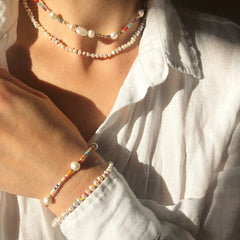 Lisa Angel - Bead and Freshwater Seed Pearl Bracelet