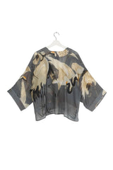 One Hundred Stars Stork Slate Kimono