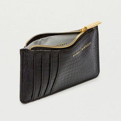 Estella Bartlett Card Purse - Black Croc