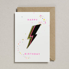 Petra Boase Happy Birthday Bolt Patch Card