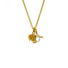 Alex Monroe Warbler & Topaz Necklace