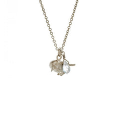 Alex Monroe Warbler & Topaz Necklace