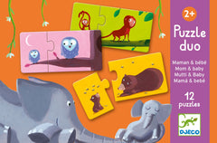 Djeco Puzzle Duo - Mom And Baby