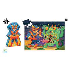 Djeco Silhouette Puzzle - Laser Boy