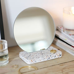 Lisa Angel Terrazzo Base Mirror