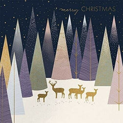 The Art File Sara Miller Deer 8 Luxury Christmas Cards & Envelopes