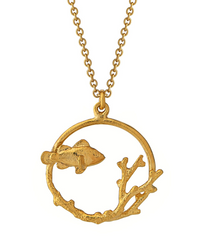 Alex Monroe Clownfish Coral Loop Necklace