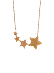 Tatty Devine - Shooting Star Necklace in Gold and Silver