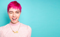 Tatty Devine - Shooting Star Necklace in Gold and Silver