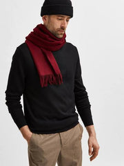 Selected Homme Town Merino Knit Jumper - Black