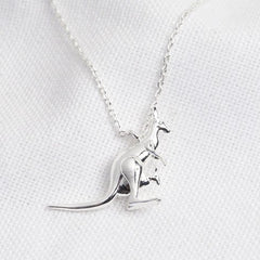 Lisa Angel Necklace - Silver Kangaroo