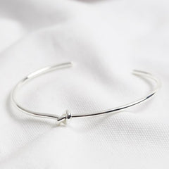Lisa Angel Bracelet - Silver Knot Bangle