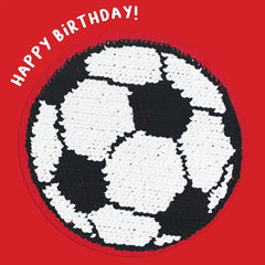 Football Sequin Card - Redback Cards