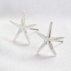 Lisa Angel Earring - Silver Starfish