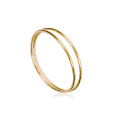 Matthew Calvin Strand Ring in Gold & Silver