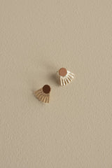 The Sticky Sis Club Earrings Sunbeams - Sunset Orange
