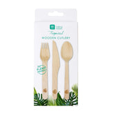 Eco Wooden Party Cutlery