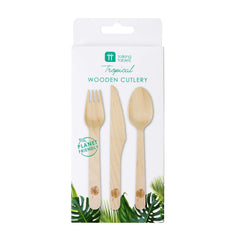 Eco Wooden Party Cutlery