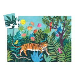 Djeco Silhouette Puzzle - The Tiger’s Walk