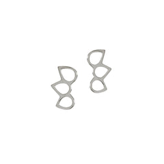 Matthew Calvin Triple Point Ring Stud Earrings