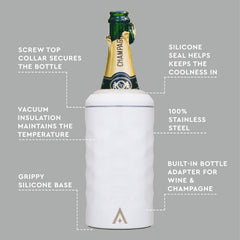 Uberstar - Wine and Champagne White Bottle Cooler