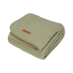 Little Dutch Knitted Bassinet Blanket - Olive