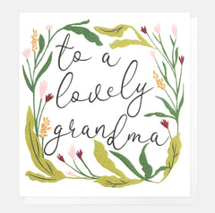 Caroline Gardner - Wild Flower Birthday Card for Grandma