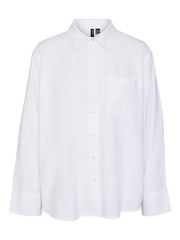 Vero Moda Ida Oxford Shirt - Bright White