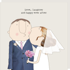 Rosie Made A Thing - Love Laughter Wedding Card