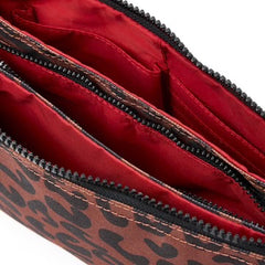 Roka Carnaby Canvas Crossbody Bag - Leopard Print