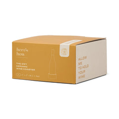 Here’s How Co - Izzy Ceramic Wine Coaster Yellow
