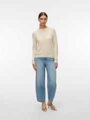 Vero Moda Pointelle Pullover - Birch
