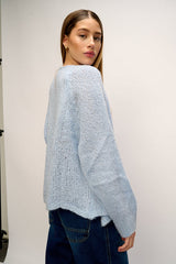 Noella Fora Knit Cardigan Lightblue