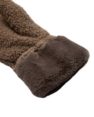 Numph Bernie Teddy Mittens - Sesame