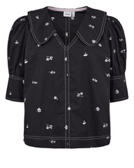 Numph Juliet Blouse - Caviar