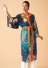 Powder Design - Hare and Moon Kimono Gown Midnight