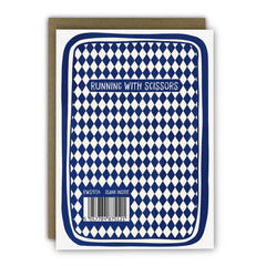 Running With Scissors Totally Ace Dad Father’s Day Card