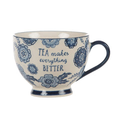 Sass & Belle Blue Willow Floral Mug