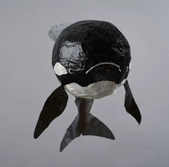 Petra Boase Japanese Paper Balloon Card - Whale