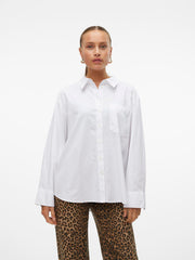 Vero Moda Ida Oxford Shirt - Bright White