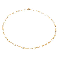 Scream Pretty - Gold Plated Long Link Chain Choker