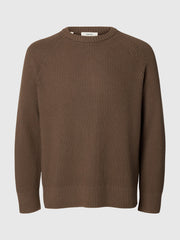 Selected Men Braun Organic Cotton Jumper
