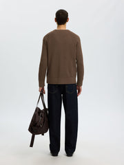 Selected Men Braun Organic Cotton Jumper